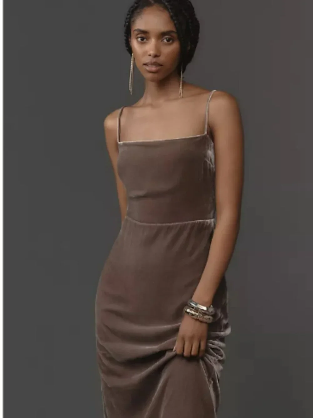 Reformation Frankie Velvet Dress NWT - Picture 1 of 10